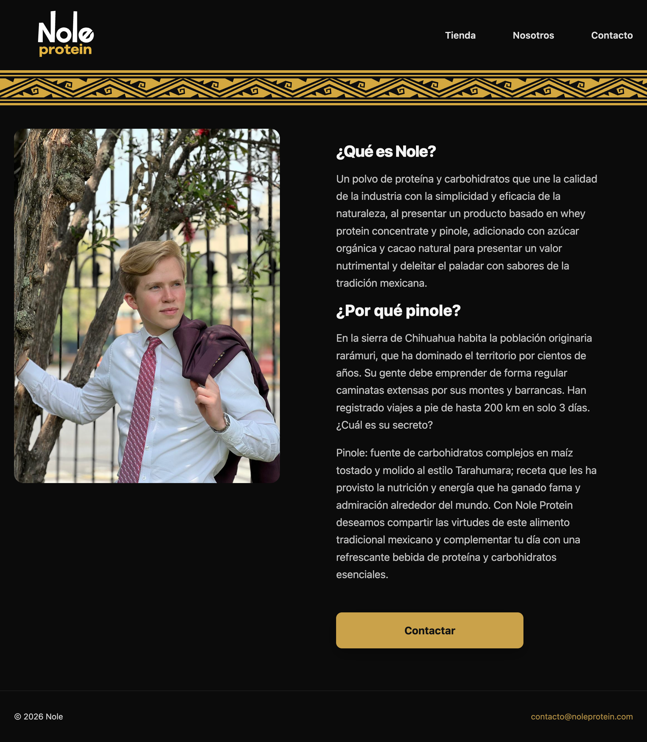 Nole Protein — about page